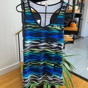 Fila Zebra Stipe Racerback Top